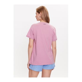 Tricou dama - 302779918 - Bumbac - Violet