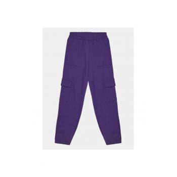 Pantaloni copii - 333775 - Violet - Bumbac