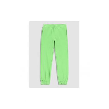 Pantaloni lungi - 302632275 - Bumbac - Verde