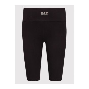 Pantaloni scurti dama - EA7 Emporio Armani - 209578218 - Bumbac - Negru