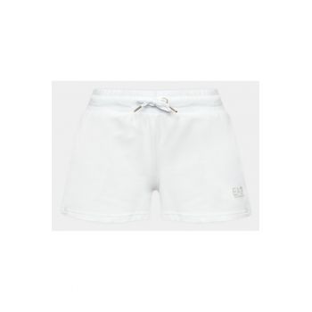 Pantaloni scurti dama - EA7 Emporio Armani - 302479078 - Bumbac - Alb