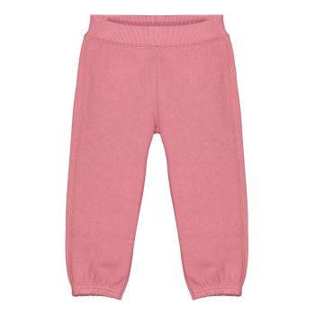 Pantaloni sport de bumbac cu detaliu grafic