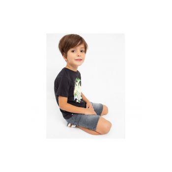 Tricou copii - 302026210 - Bumbac - Negru