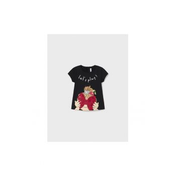 Tricou copii - 302037551 - Bumbac - Negru