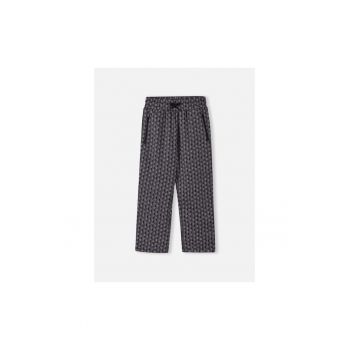 Pantaloni lungi - 301788355 - Poliester - Negru