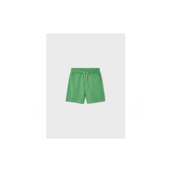 Pantaloni lungi - 302021543 - Bumbac - Poliester - Elastan - Verde