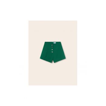 Pantaloni lungi - 302081813 - Bumbac - Verde