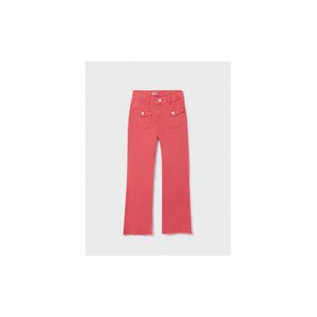 Pantaloni lungi - 302083251 - Bumbac - Coral