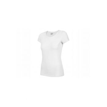 Tricou dama - Bumbac - Alb - Marimea