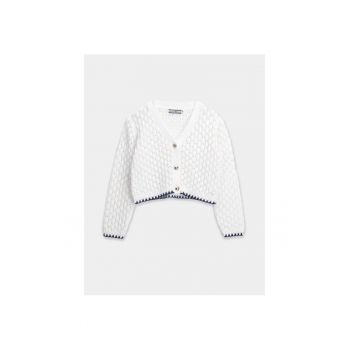 Cardigan copii - 54082 - Alb - Bumbac