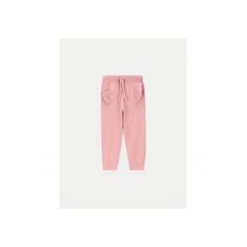 Pantaloni copii - 49446 - Roz - Bumbac