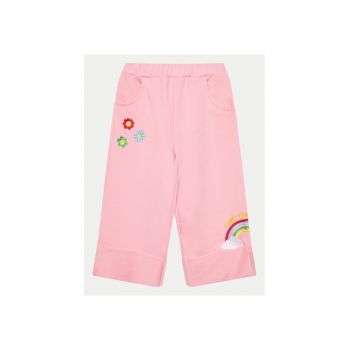 Pantaloni copii - 833398 - Roz - Bumbac