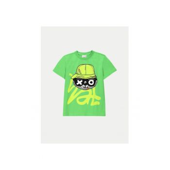 Tricou copii - 358159 - Verde - Bumbac