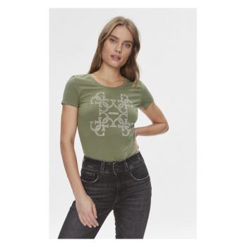 Tricou dama - 397876 - Verde - Bumbac