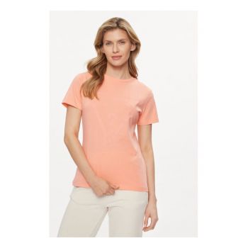 Tricou dama - 516185 - Portocaliu - Bumbac