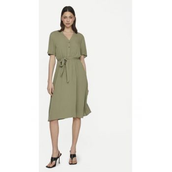 Rochie - 99433 - Viscoza - Verde