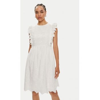 Rochie dama - Alb - Bumbac -