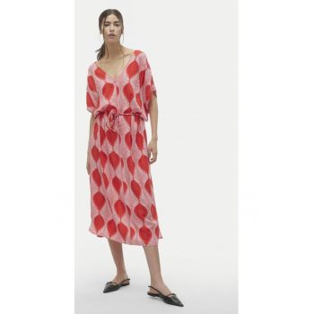 Rochie dama - Rosu - Viscoza