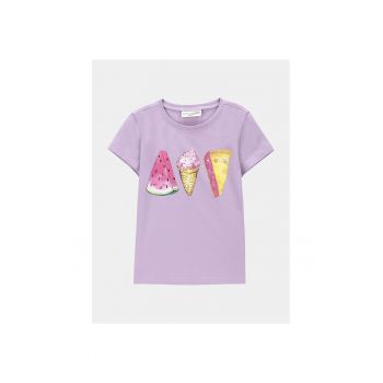 Tricou copii - 10149 - Violet - Bumbac