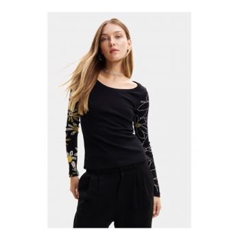 Bluza dama - Negru - Bumbac