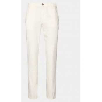 Pantaloni barbati - 99926 - Bumbac - Alb