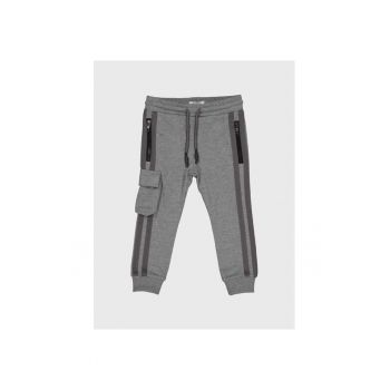 Pantaloni copii - 45661 - Bumbac/Poliester - Gri