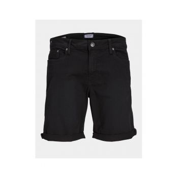 Pantaloni scurti barbati - 303274559 - Negru - Bumbac