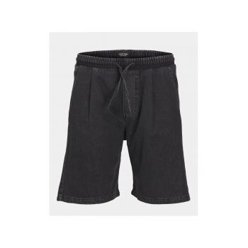 Pantaloni scurti barbati - 303281250 - Negru - Bumbac