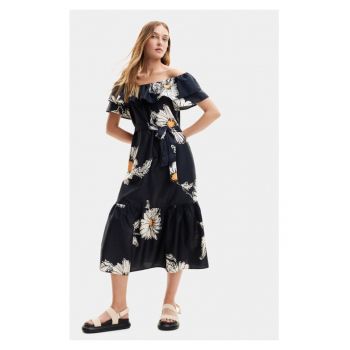 Rochie dama - Negru - Bumbac