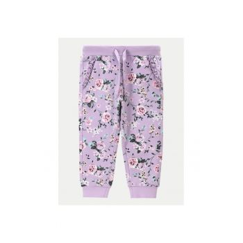 Pantaloni copii - 48173 - Violet - Bumbac