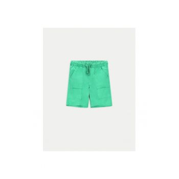 Pantaloni copii - 49316 - Verde - Bumbac