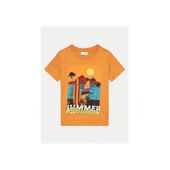 Tricou copii - 49606 - Maro - Bumbac