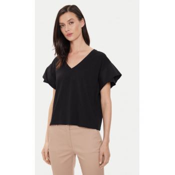 Tricou dama - Emporio Armani - 210518 - Negru - Bumbac