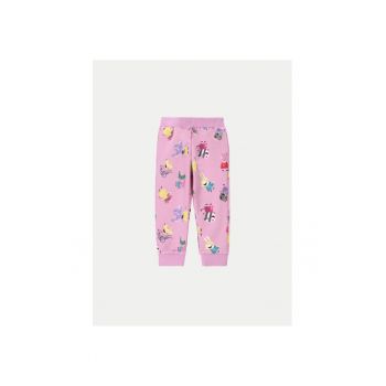 Pantaloni copii - 48555 - Roz - Bumbac