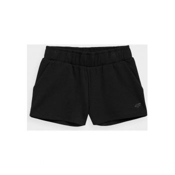 Pantaloni scurti copii - Bumbac/Poliester - Negru -