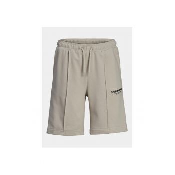 Pantaloni scurti sport baieti - 303522056 - Gri - Bumbac