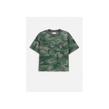 Tricou copii - 14437 - Verde - Bumbac