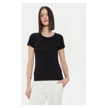 Tricou dama - 22194 - Bumbac - Negru