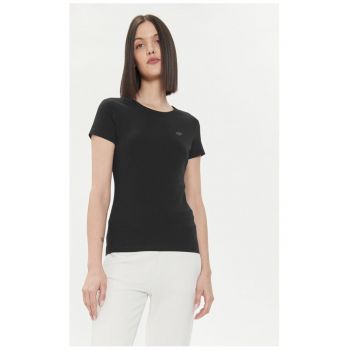 Tricou dama - 23726 - Bumbac - Negru