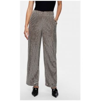 Pantaloni dama - 9341 - Argintiu - Poliester