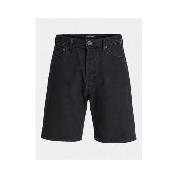 Pantaloni scurti barbati - 303275914 - Negru - Bumbac