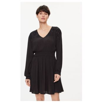 Rochie - 99723 - Viscoza - Negru