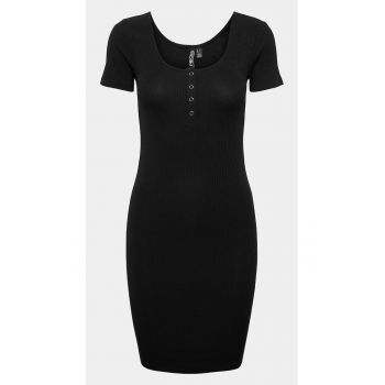 Rochie dama - 303434106 - Negru - Bumbac