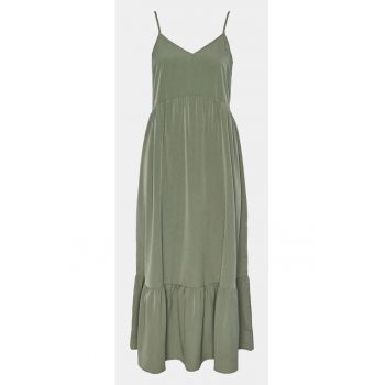 Rochie dama - 303434656 - Verde - Poliester