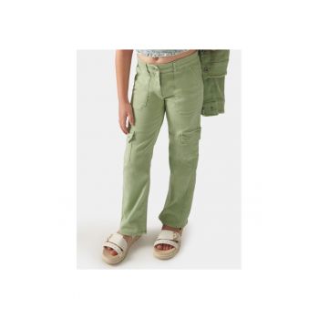 Pantaloni copii - 854737 - Verde - Bumbac