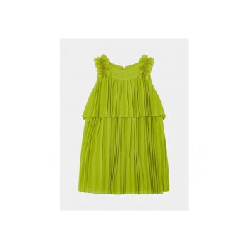 Rochie fete - 13652 - Verde - Poliester