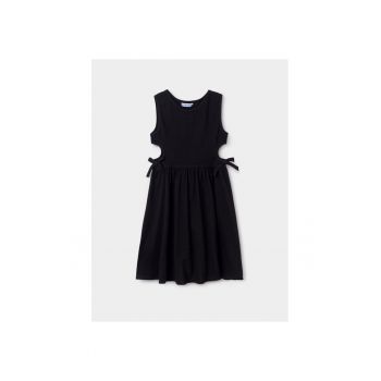 Rochie fete - 142024 - Negru - Bumbac