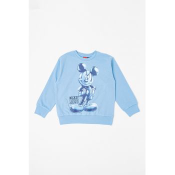 Bluza de trening cu imprimeu cu Mickey Mouse