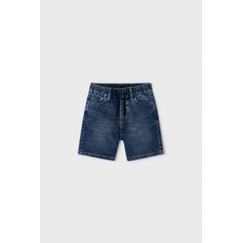 Pantaloni scurti din denim cu talie ajustabila