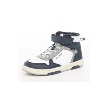 Pantofi sport mid-high din piele ecologica